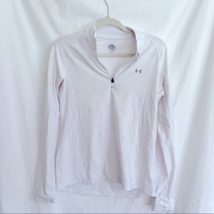 Under Armour Quarter Zip Pullover | White | Large